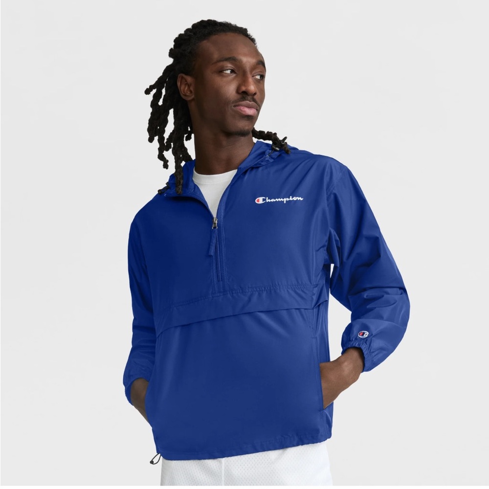 Champion Royal Blue Hooded Jacket - Picture 2 of 3